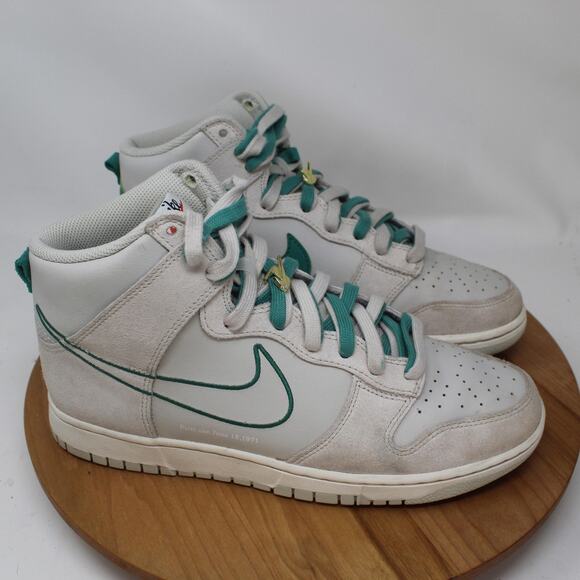 Nike Shoes Mens 9.5 Dunk High SE First Use White Green DH0960-001 Streetwear main image 10